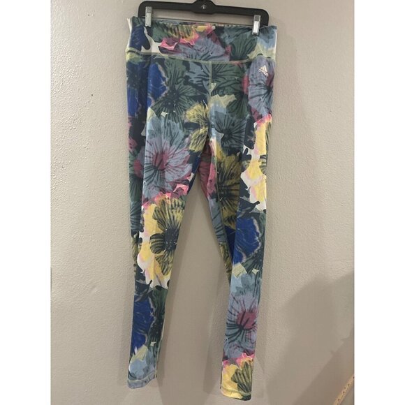 Adidas Leggins Womens  TE AOP TIG HC8956 TRAINING Floral TIGHTS (1/1) size XL - Picture 3 of 8